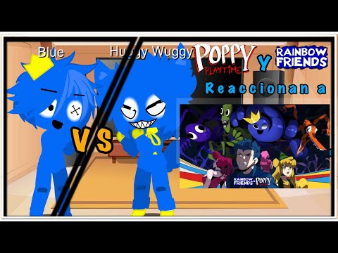 Rainbow Friends y Poppy Playtime reaccionan a Rainbow Friends vs Poppy Playtime de @Pol