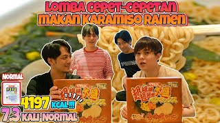 Download lagu LOMBA MAKAN MIE INSTAN RAKSASA! SAMPE MAU MUNTAH!! mp3