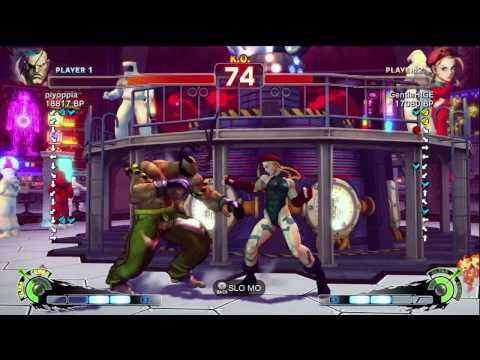 AFG [Sagat] vs GentleHIGE [Cammy] SSF4 Japanese Online Ranked Matches - TRUE-HD
