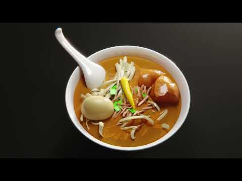 Low Poly Ramen Bowl Modelling in Blender