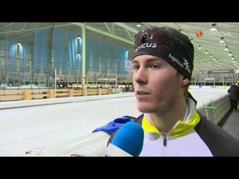 Thijs Govers reed een pijlsnelle 1000 meter op het KPN NK sprint
