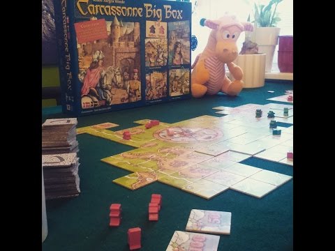 Carcassonne - Big Box5 - Gameplay Runthrough - Part1