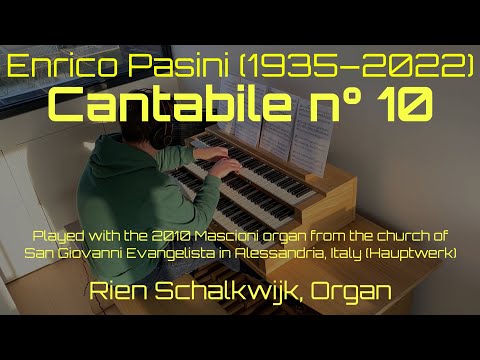 A beautiful Cantabile from Enrico Pasini! (And possibly my best Pasini performance until today)
