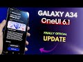 Samsung Galaxy A34 - One Ui 6.1 Official Update! What’s new?