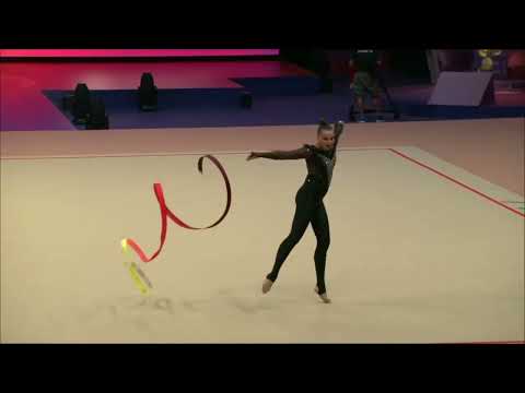 Elizaveta Lugovskikh Rhythmic Gymnastics World Championships Valencia 2023 ribbon