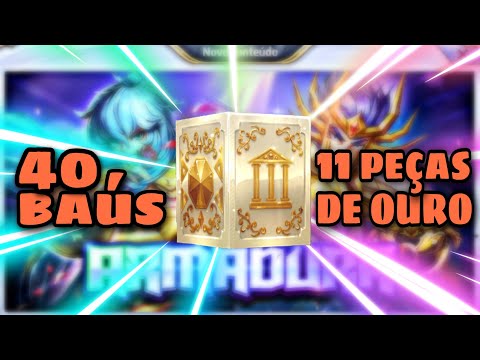 Em busca do CLOTH REPAIR de AFRODITE (40 BAÚS e mais de 11 PEÇAS DE OURO) Saint Seiya Awakening