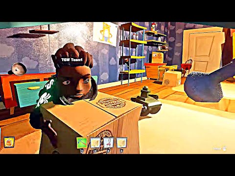 The Clown Neighbor Ragequitted! Double Bagger Strategy! Map 1 *SECRET NEIGHBOR*