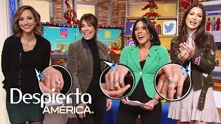 Satcha, Karla y Ana Patricia presumen sus anillos de compromiso