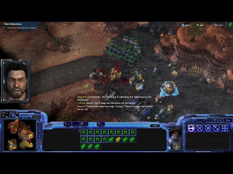 StarCraft 2 Wings of Liberty: Plus Co-op Mode Campaign Mission 2 - The Outlaws