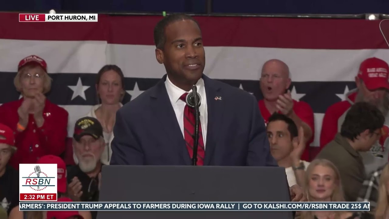 John James Hypes Up Michigan Crowd as He Looks to Secure Governor's Seat - 10/25/26