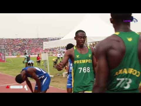 Boys 4x400m final. 3:11.12sec. SuperZonals 2026. Ashanti region.