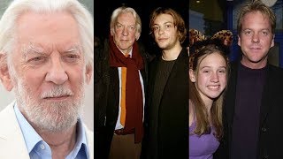 Actor Donald Sutherland Family Photos With Wife, Ex Wife, Son, Daughter, Grand Children