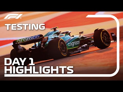 F1 2023 プレシーズンテストDay1のハイライト動画