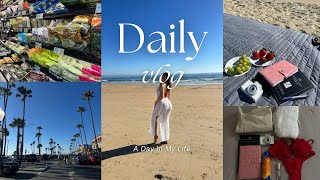 VLOG: spend the day with me, grocery shopping, and relaxing beach trip