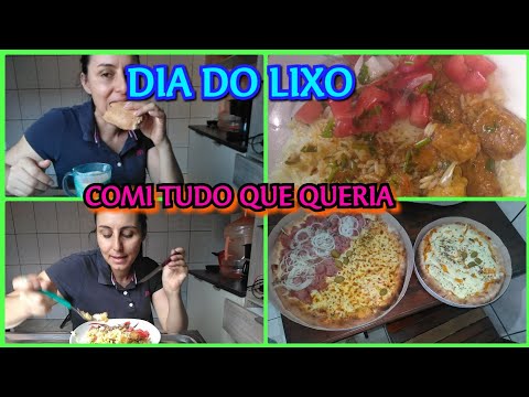 OQUE EU COMO NO DIA DO "LIXO" Quanto ENGORDEI?