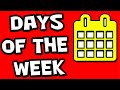 7 DAYS OF THE WEEK For TODDLERS Educational Videos For Preschoolers