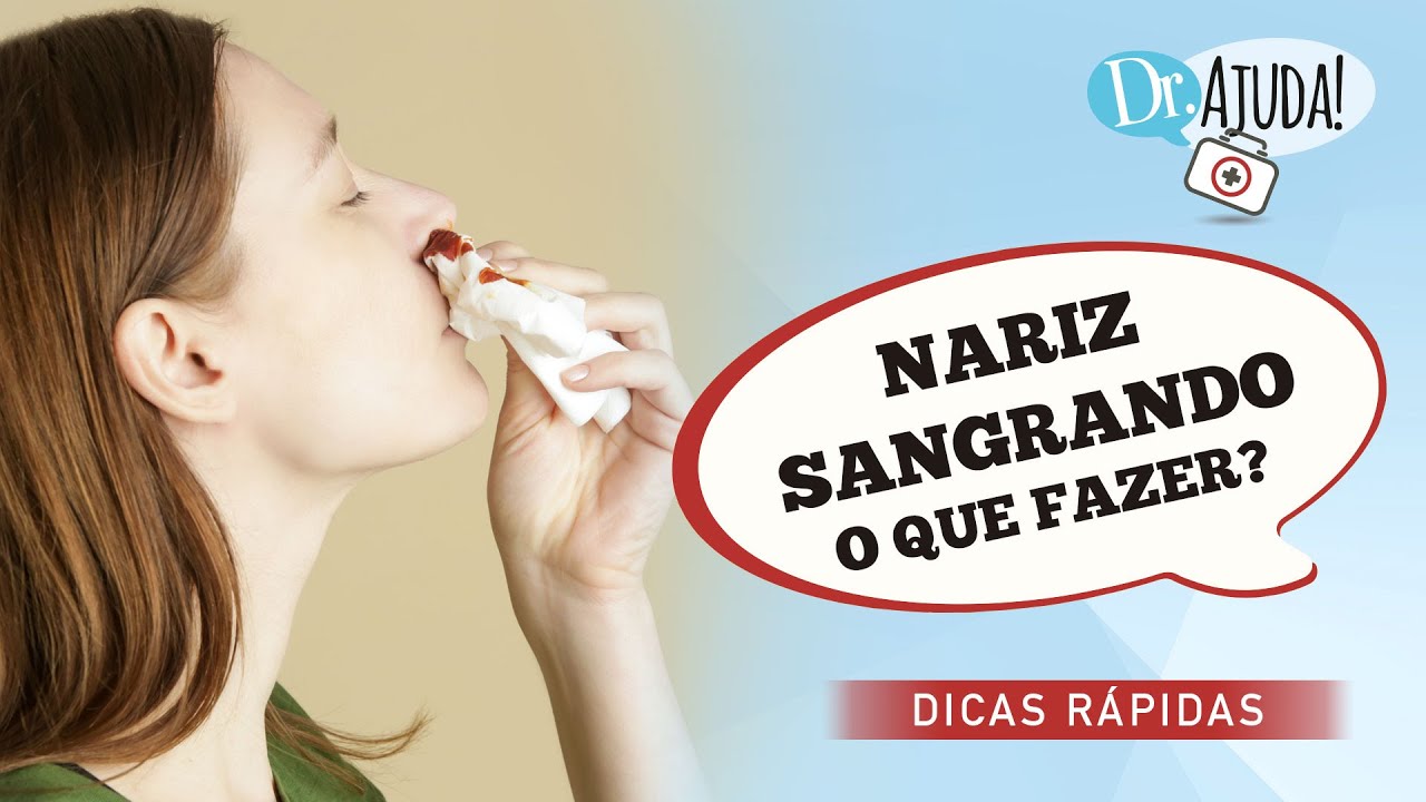 SANGRAMENTO NASAL (EPISTAXE): O QUE FAZER QUANDO ISSO ACONTECE?
