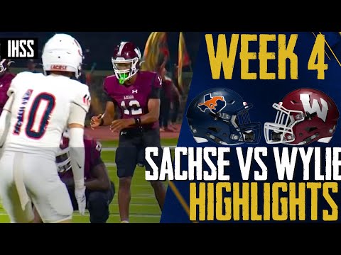 Wylie Triumphs Over Sachse in Thrilling 34-27 Showdown