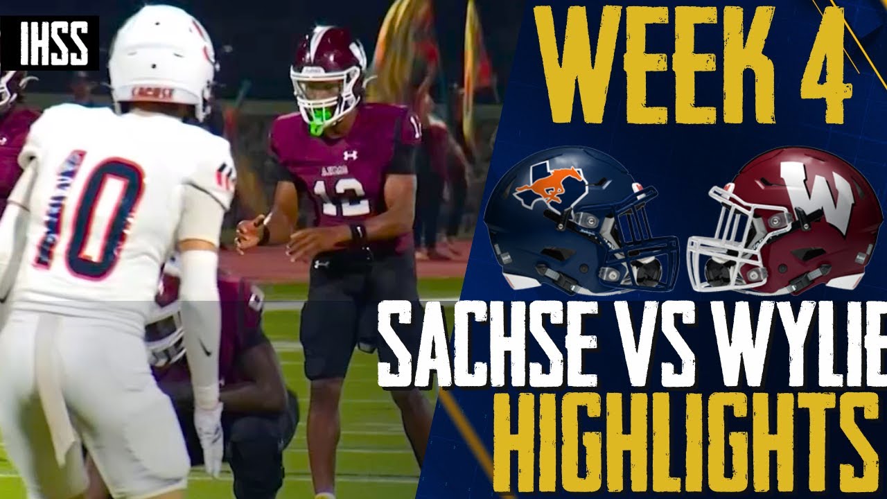 Wylie Triumphs Over Sachse in Thrilling 34-27 Showdown