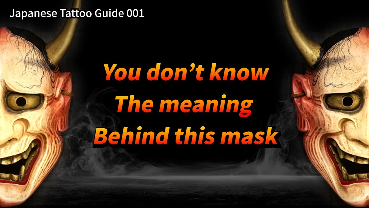 HANNYA MASK tattoo meaning explained | Japanese Tattoo Guide [001]