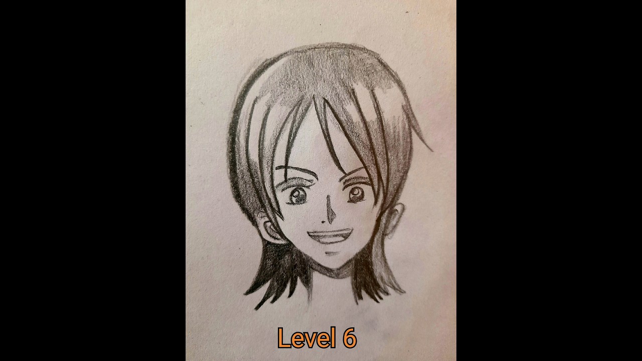 Drawing Nami on different levels 😭🌼#onepiece #animeart #shorts