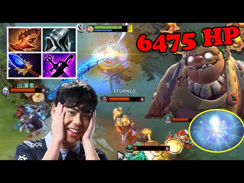 ANA CRAZY TANKY PUDGE CARRY 6K HP WITH IO HEAL UNKILLABLE BEAST | DOTA2ORBS
