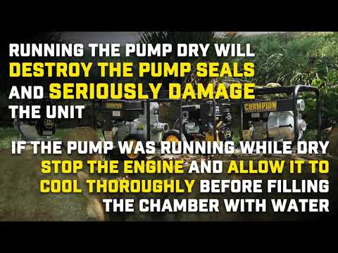 Part of a video titled How to Prime your Water Pump - YouTube