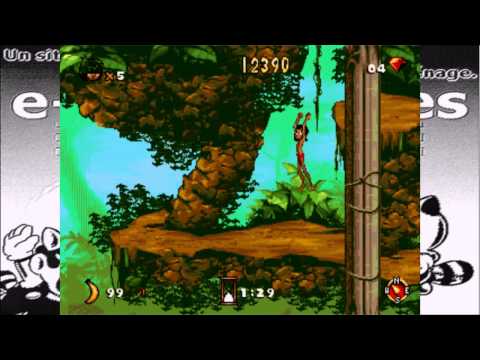 test le livre de la jungle megadrive