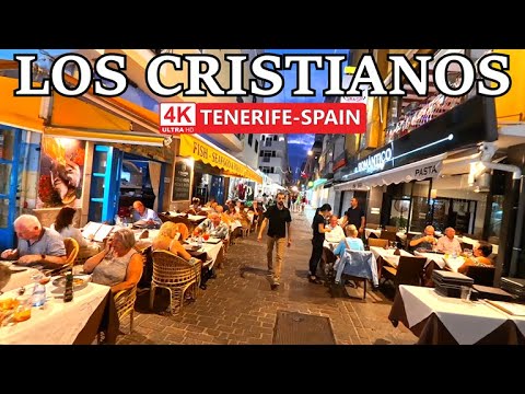 TENERIFE - LOS CRISTIANOS | That’s what the Nightlife is like 🌜 4K Walk ● November 2025