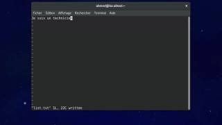 Commandes de base Linux - Ep09 - Lire et Editer un fichier: éditeur vi, cat, more, less