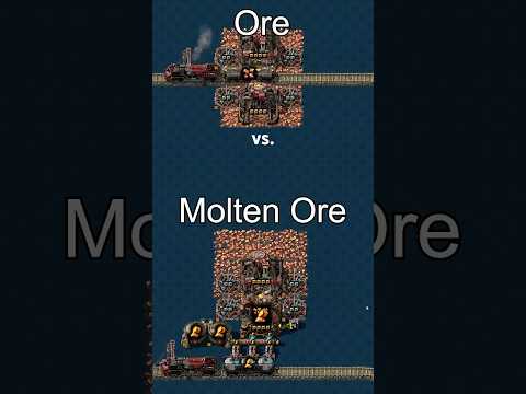 Is it better to transport Ore or Molten Ore? - Factorio Space Age Guide #factorio