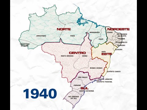 Regiões do Brasil: Evolução da divisão regional brasileira II
