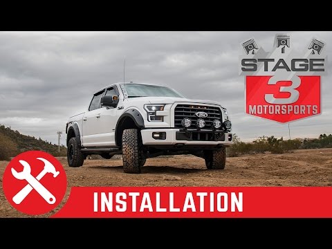 2015-2017 F150 Lund RX Rivet Style 4 Piece Fender Flares Install