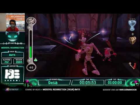 Germench @ Dokomi 2020: MediEvil Resurrection Any% von Desa