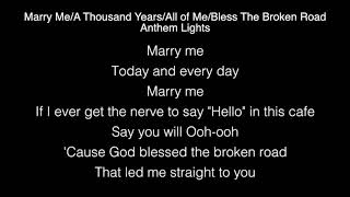 Amazing Wedding Medley - Anthem Lights - Marry Me/A Thousand Years/All of Me/Bless The Broken Road