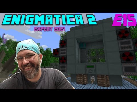 Lets Play Enigmatica 2 Expert EP 15 - Nuclearcraft Fission Reactor Design 5x5x5 Part 1 - The Setup!