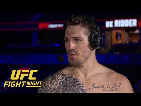 Brendan Allen is thankful for his team after beating Reinier de Ridder | UFC Post Show