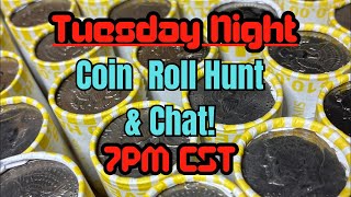 🔴 2/10/26 Tuesday Night Coin Roll Hunt & Chat - We Have more Halves!