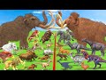 Prehistoric Mammals Epic Battle ARBS Mammals Vs ARK Mammals Size Animal Revolt Battle Simulator