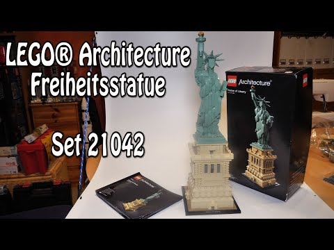 Frau ohne Gesicht: LEGO Freiheitsstatue (Architecture Set 21042) im Review