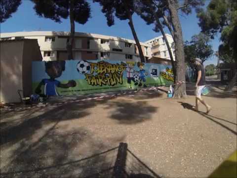 Time lapse Fresque Stade La Londe