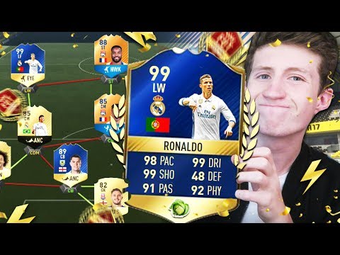 FIRST OWNER 99 TOTS RONALDO FUT CHAMPS SQUAD BUILDER!! - FIFA 17 ULTIMATE TEAM