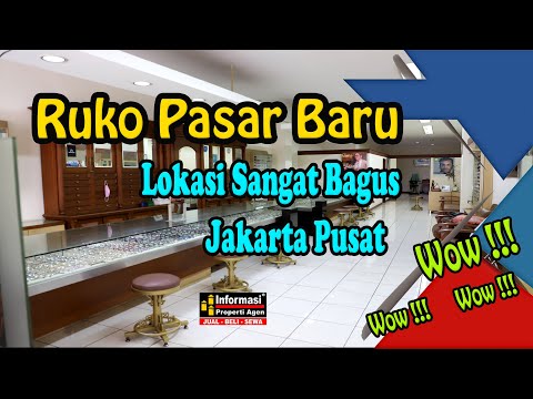 Dijual ruko daerah pasar baru, jakpus