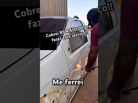 COBREI R$ 4.450,00 pra fazer este serviço!! #funilariaepintura #pinturaautomotiva #lanternagem
