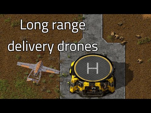 Long range delivery drone trailer
