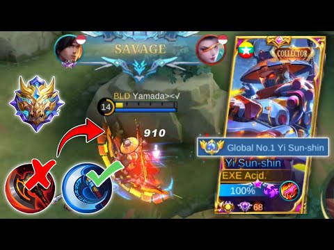 SAVAGE!! HARDGAME YI SUN SHIN BUILD BERSEKER FURY CRITICAL DAMAGE!! NEW BUILD YSS NEW PATCH/UPDATE