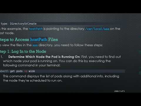 How to See the Files in a hostPath in Kubernetes