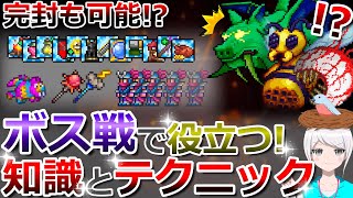 【テラリア】行き詰まってる？初心者必見！ボス戦で役立つ知識とテクニックについて解説します！