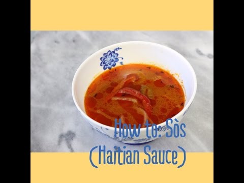 Sòs (Haitian Sauce/Gravy) - Episode 8 - ❤ Love For Haitian Food
