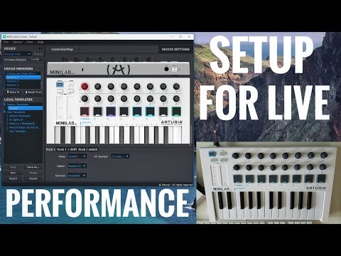 How to Set Up Arturia Minilab MkII for Live Performance Without Using a Mouse